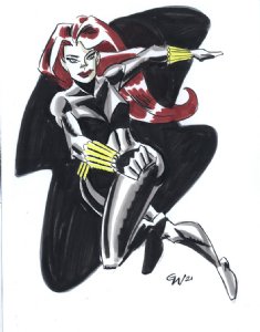 Tom Hodges - Scarlet Witch - Marvel Comics - Signed 11 x 17