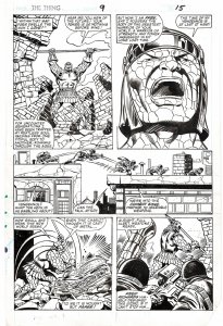 The Thing Issue 9 Page 15 Comic Art