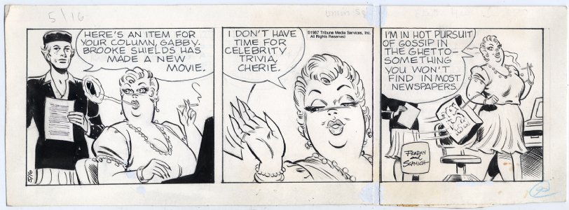Brenda Starr Daily 5/16/1987 Comic Art
