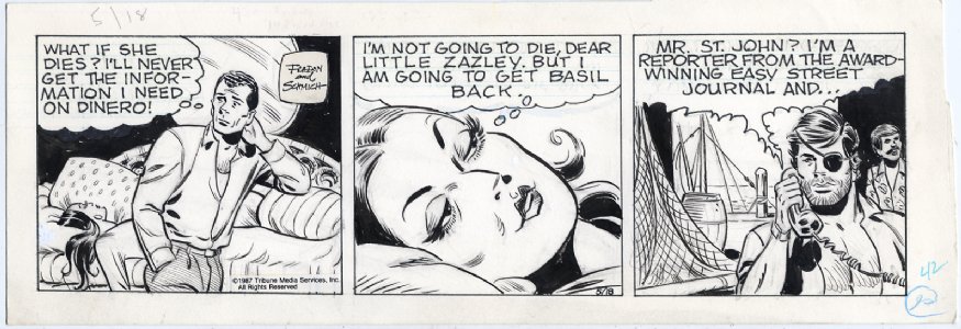 Brenda Starr Daily 5/18/1987 Comic Art
