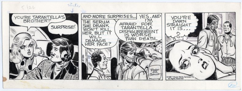 Brenda Starr Daily 5/26/1987 Comic Art