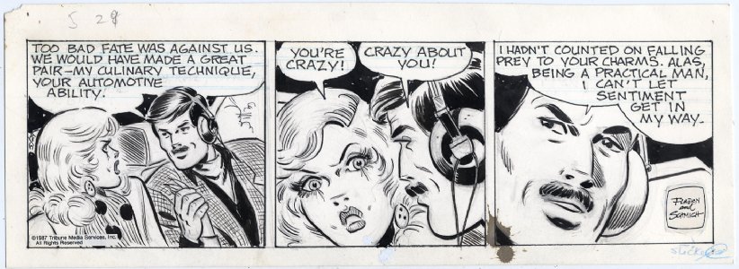 Brenda Starr Daily 5/29/1987 Comic Art
