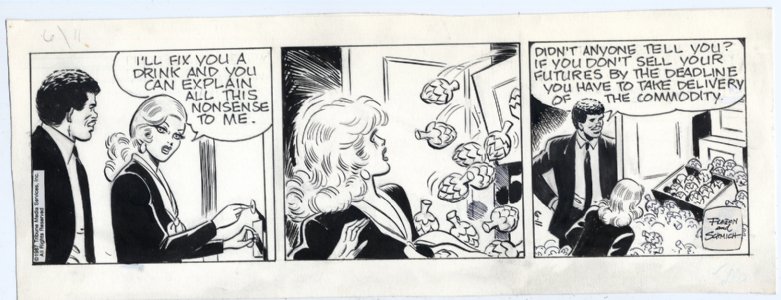Brenda Starr Daily 6/11/1987 Comic Art