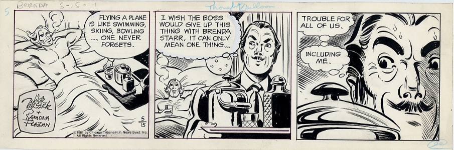 Brenda Starr Daily 5/15/1981 Comic Art