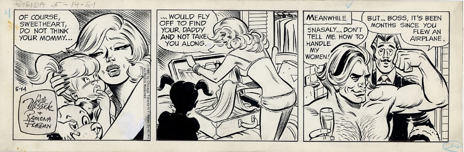 Brenda Starr Daily 5/14/1981 Comic Art