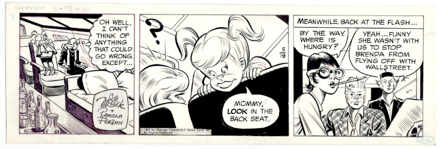 Brenda Starr Daily 5/19/1981 Comic Art